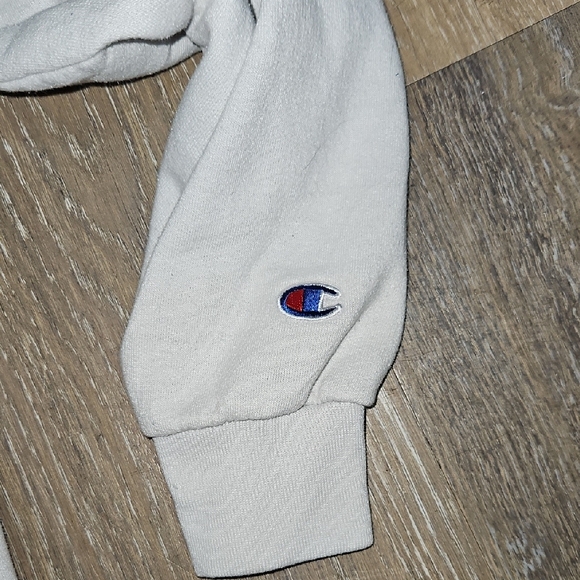 Champion Authentic UCLA Collage Athleticwear Hoodie in White Vintage 90s Y2K - Picture 3 of 6